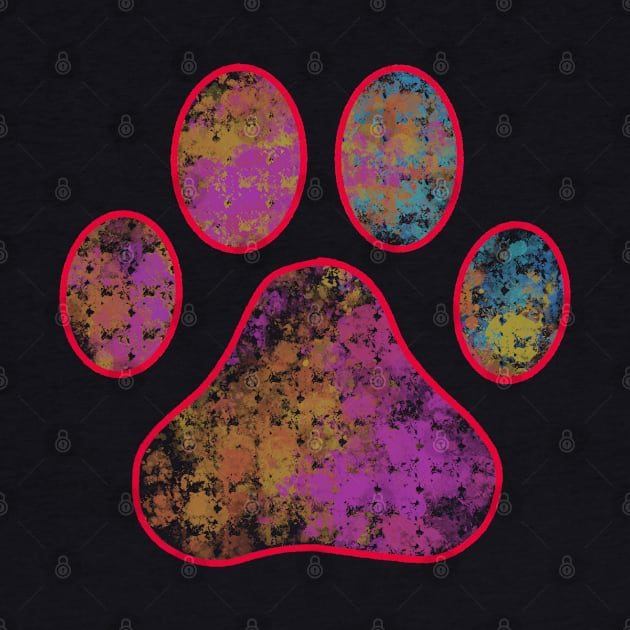 paw print dog cute by Lin Watchorn 